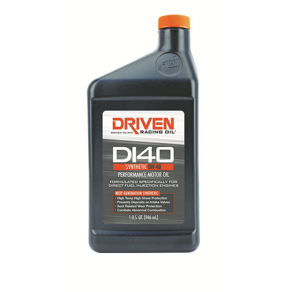 Driven DI40 0W-40 Synthetic Direct Injection Performance Motor Oil - 1 Quart Bottle