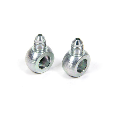 Aeroquip Steel -03 Male AN to 7/16" Brake Thread Banjo Adapter - (2 Pack)