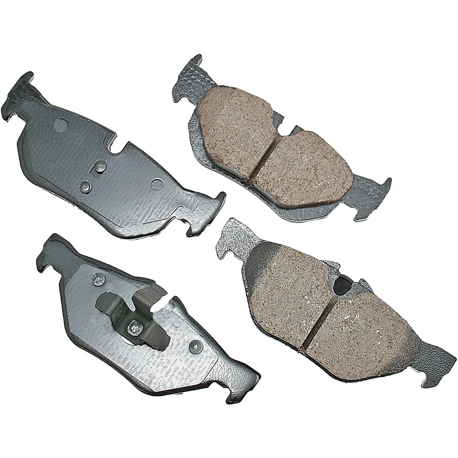 Akebono Brakes Euro Rear Brake Pads - BMW 128i 2008-13/3-Series 2006-13 (Set of 4)