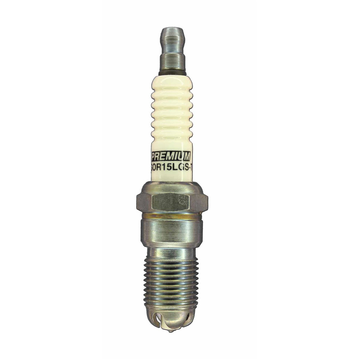 Brisk Premium Racing Spark Plug - 14 mm Thread - 18 mm R - Heat Range 15 - Tapered Seat - Resistor GOR15LGS-T