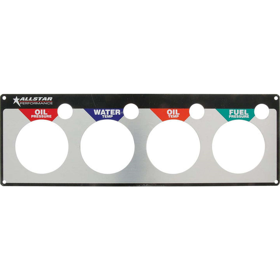 Allstar Performance Performance Replacement 4 Gauge Mounting Panel - WT/OP/OT/FP