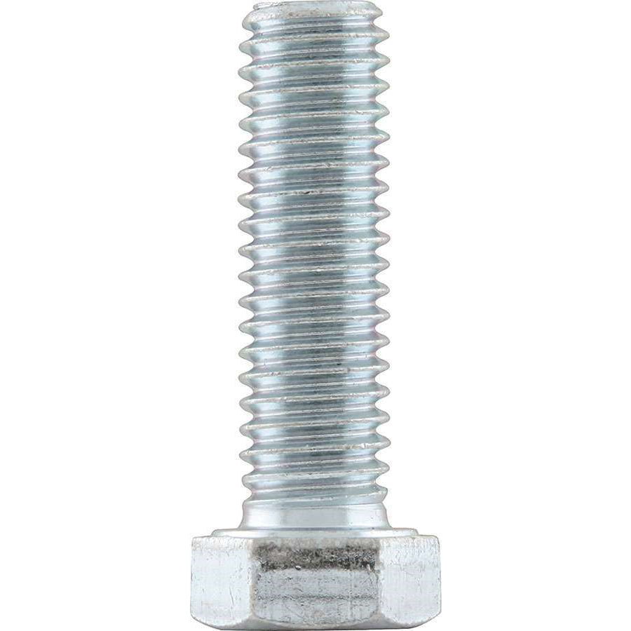 Allstar Performance 7/16-14 in Thread Bolt - 1.25 in Long - 5/8 in Hex Head - Grade 5 - Zinc Oxide - Universal - Set of 10