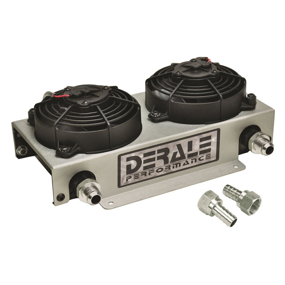 Derale 19 Row Hyper-Cool Dual Cool Remote Cooler, -10AN