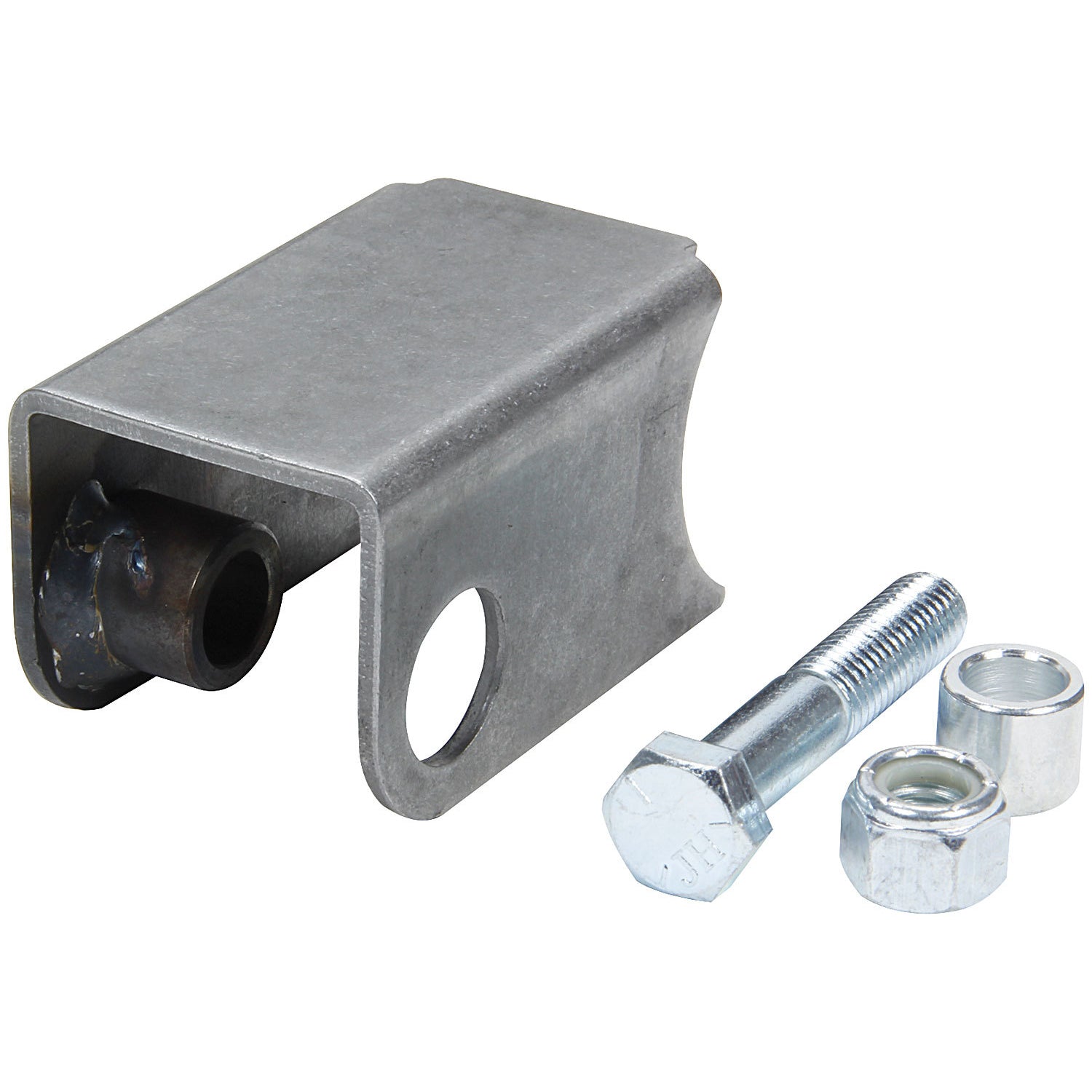 Allstar Performance Coil-Over Bracket w/ Grade 5 Bolt - Lock Nut & Spacer - Long, Straight - Notched Style