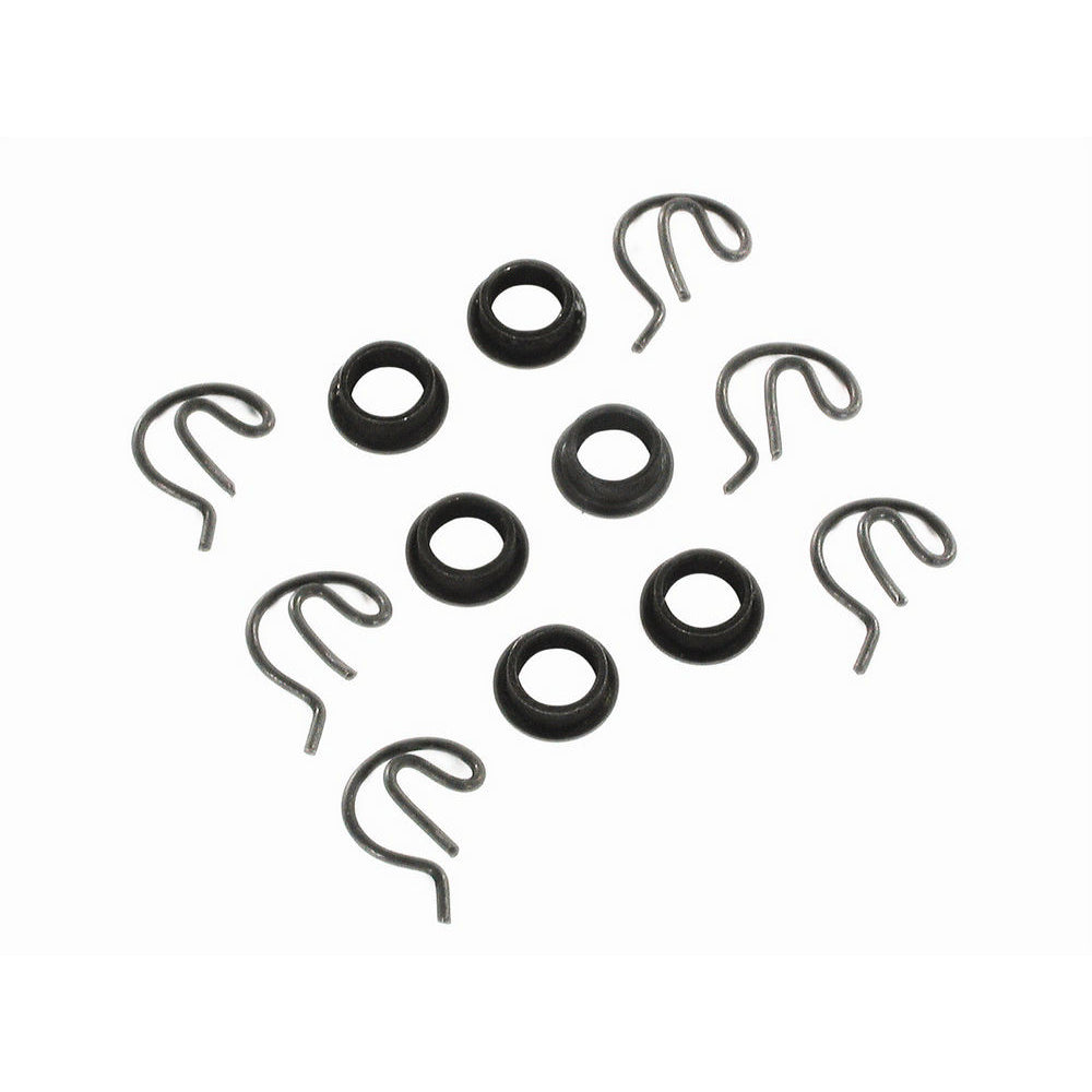 Mr. Gasket Shifter Bushing / Clip Kit - 6 Bushings and Clips