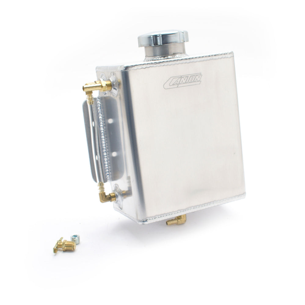 Canton Recovery Tank - 4 Quart - 8-1/2 in Tall - 7 in Wide - Dual 1/4 in NPT Ports