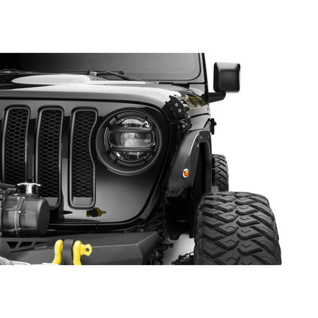 Bushwacker Trail Armor Fender Delete - Plastic - Black - Jeep Wrangler JLU 2018-21 - (Set of 4)