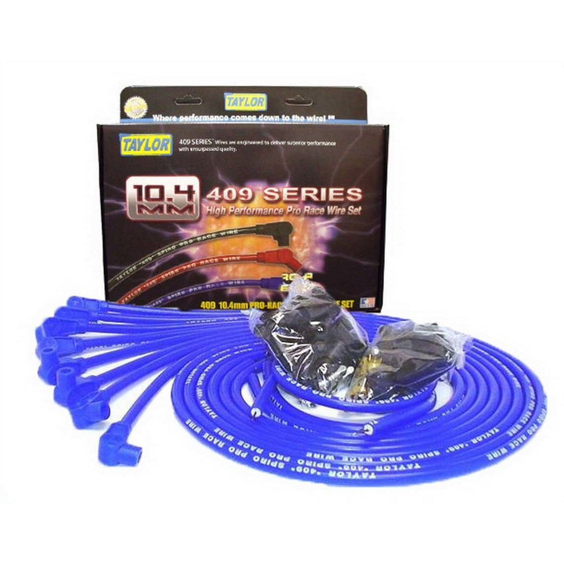 Taylor "409" Pro Race Universal Spark Plug Wire Set - 10.4mm Diameter