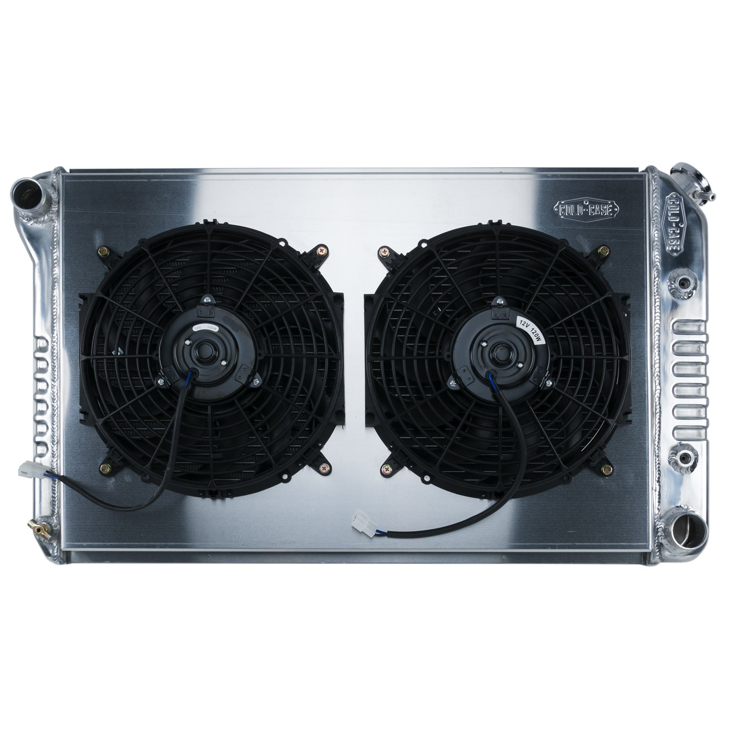 Cold-Case Aluminum Radiator and Fan - 31.5" W x 18.5" H x 3" D