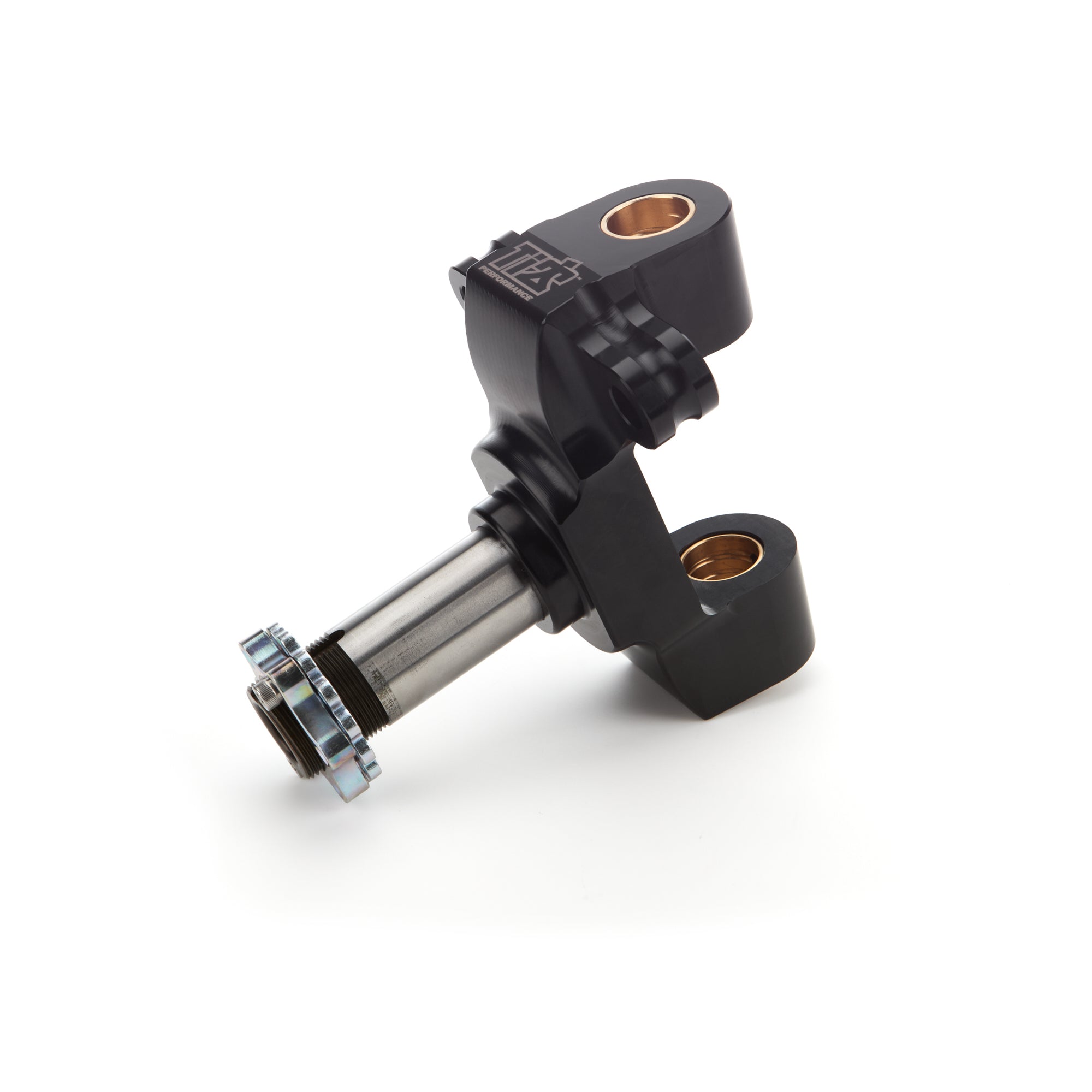 Ti22 Spindle With Steel Snout W/ Lock Nut - Black