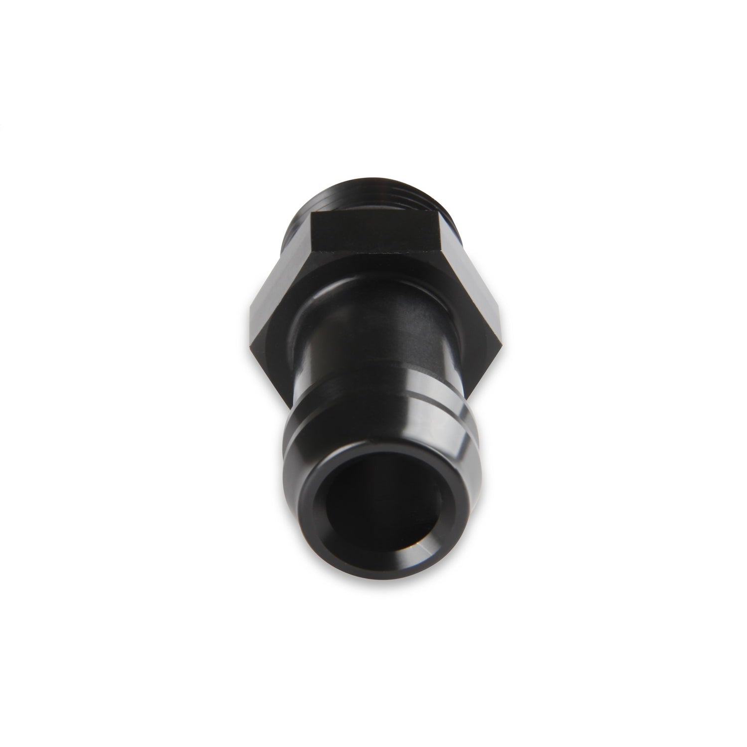 Earl's Tube End Fitting - 10 AN Male to 3/4" Tubing - Aluminum - Black Anodize