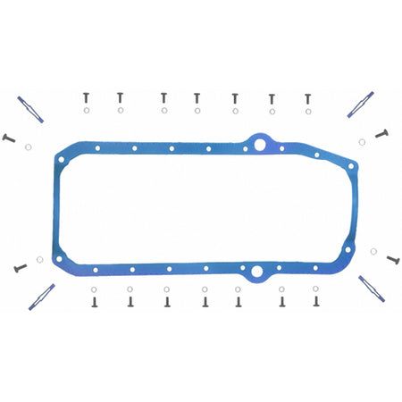 Fel-Pro Oil Pan Gaskets - SB Chevy - 1 Piece Perma-Dry Plus