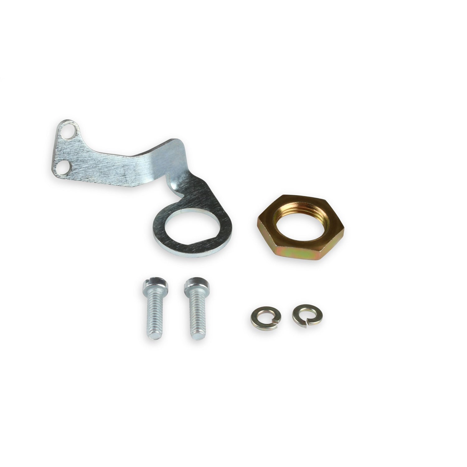 Holley Street Warrior Throttle Solenoid - Fast Idle - Bracket - Steel - Zinc Oxide - Street Warrior Carburetors