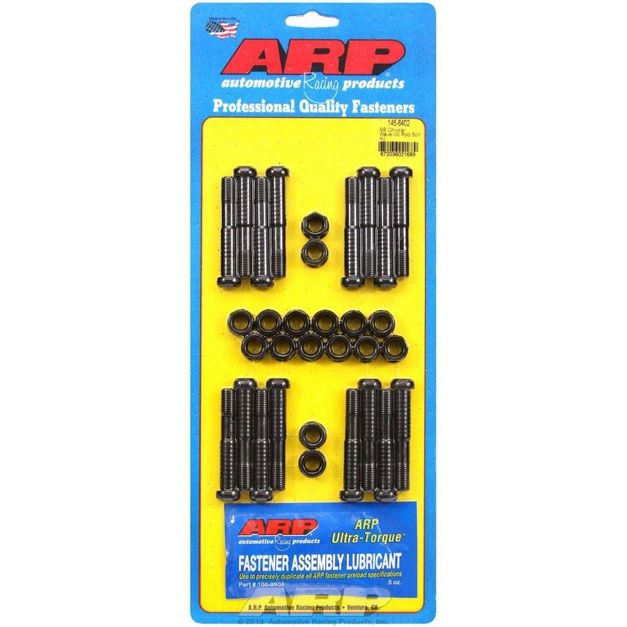 ARP High Performance Series Wave-Loc Connecting Rod Bolt Kit - Chromoly - Mopar B / RB-Series / Mopar Early Hemi - Set of 16