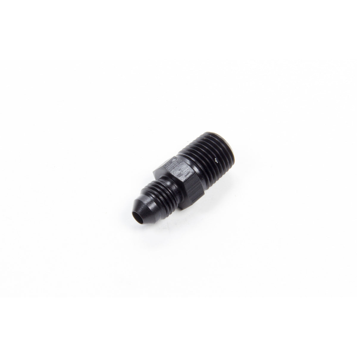 Aeroquip Black Aluminum -04 Male AN to 1/4" NPT Straight Adapter