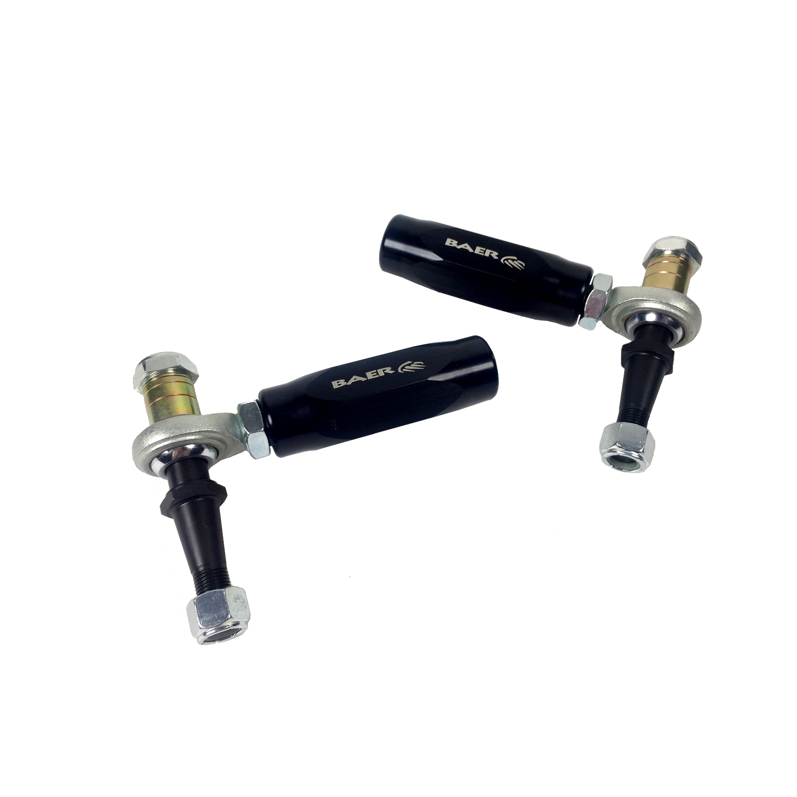 Baer Tracker Tie Rod End - Rear - Spherical Rod End - Aluminum - Black