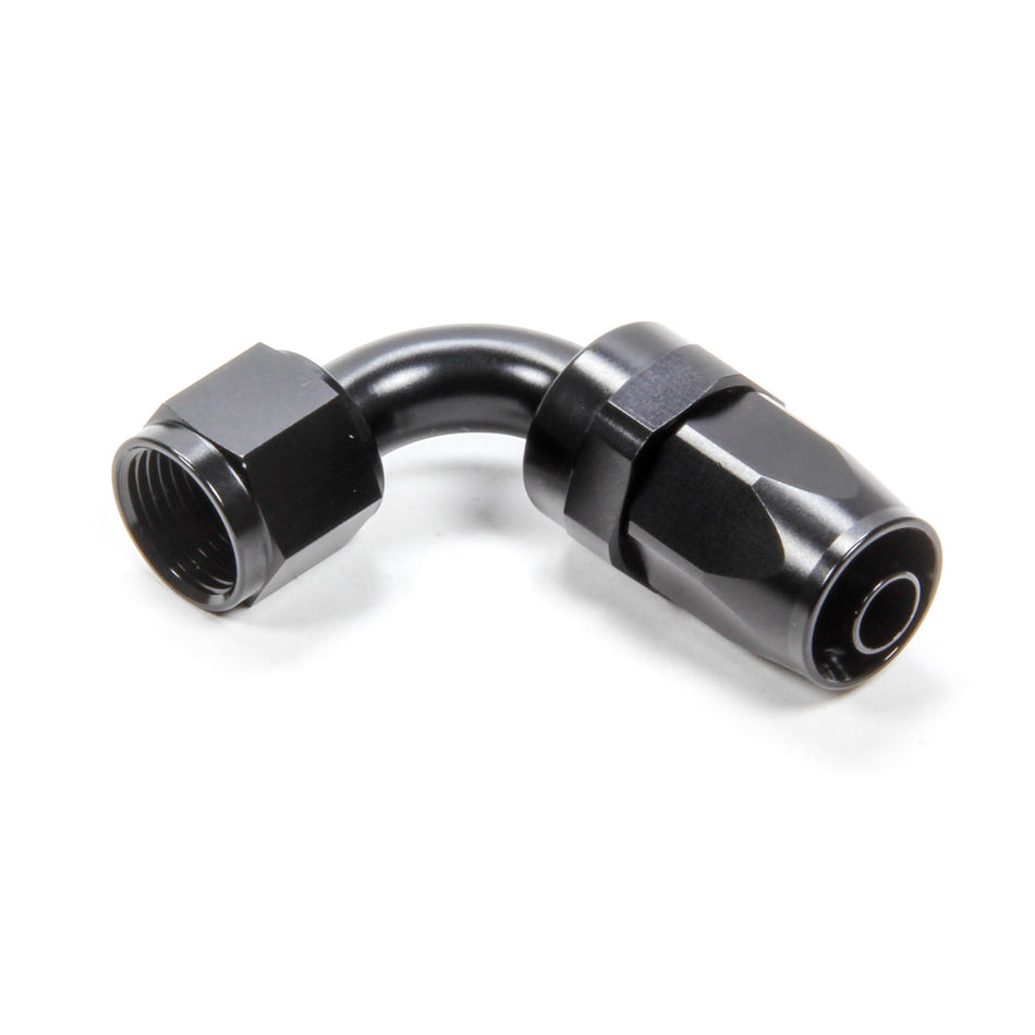 Triple X Race Co. Hose End Fitting 90 Degree 8 AN Hose to 8 AN Female Swivel - Aluminum