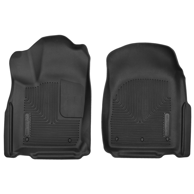 Husky Liners Front Floor Liner X-Act Contour Plastic Black - Dodge Midsize SUV/Jeep Grand Cherokee 2011-15- Pair