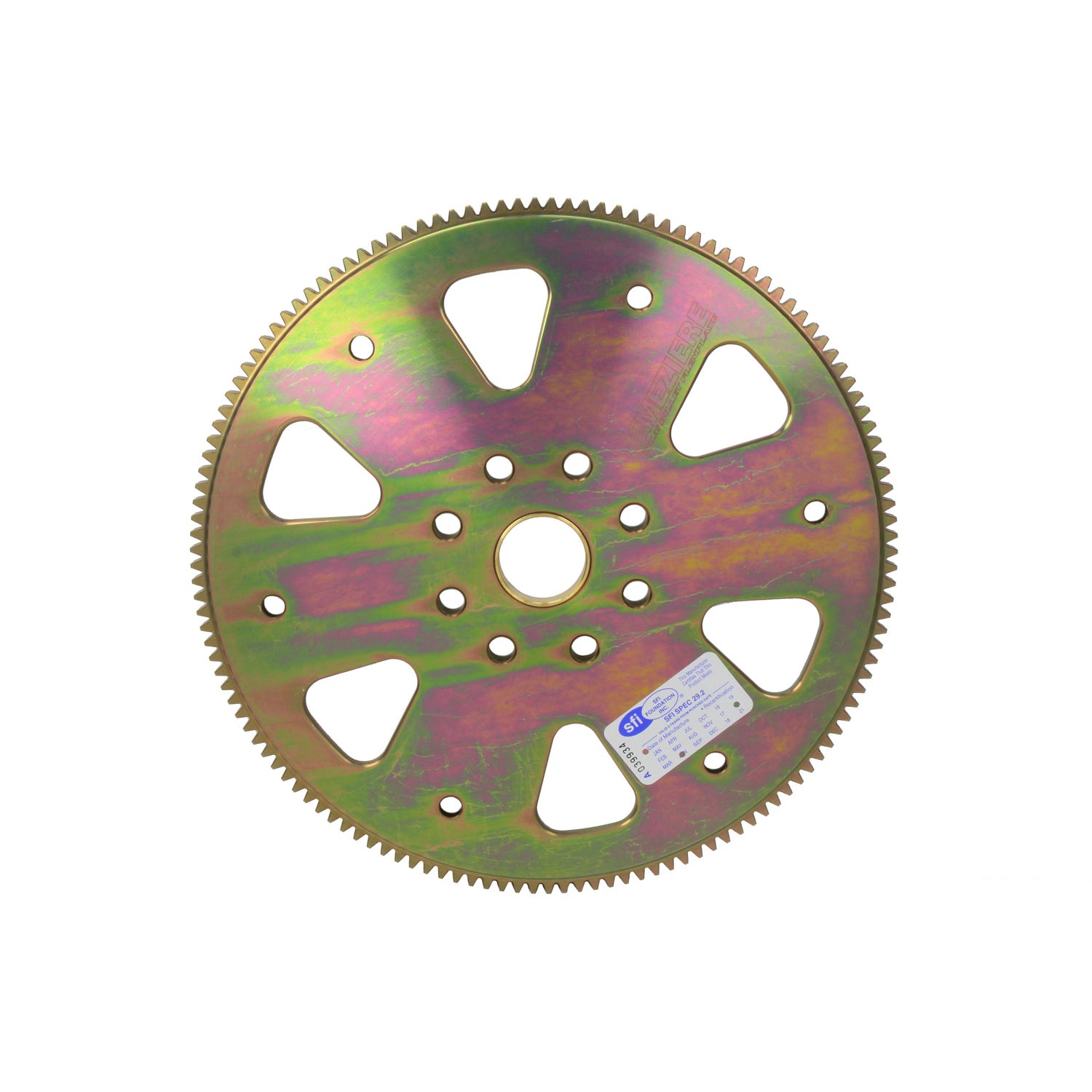 Meziere Flexplate - SFI 29.2 - Internal Balance - Steel - Cadmium Plated - Hemi 8-Bolt