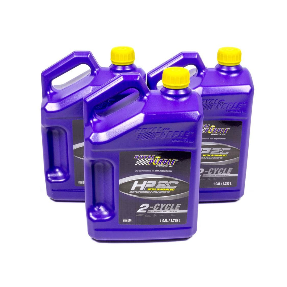 Royal Purple HP 2-C 2 Stroke Oil Synthetic 1 gal - Set of 3