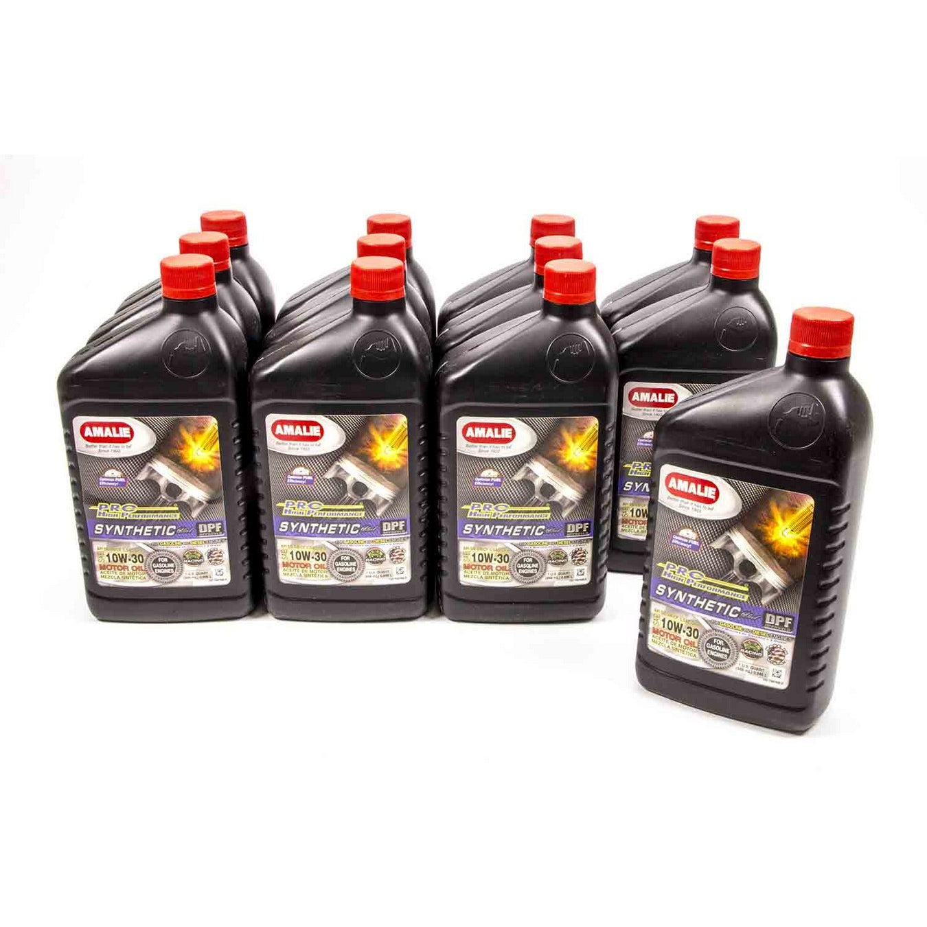 Amalie Pro High Performance Synthetic Blend Motor Oil - 10W-30 - 1 Qt. Bottle (Case of 12)