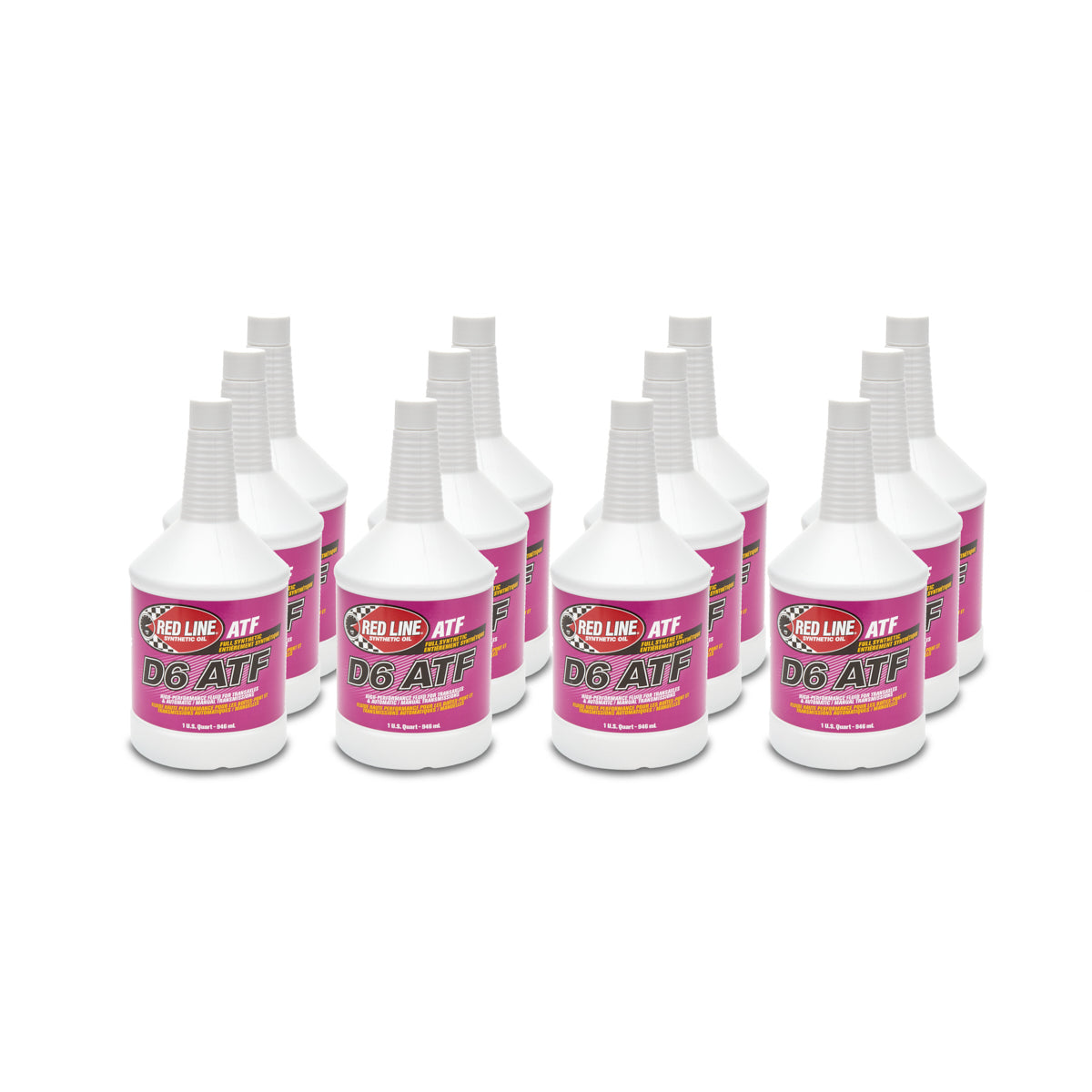 Red Line D6 ATF Transmission Fluid - 1 Quart (Case of 12)