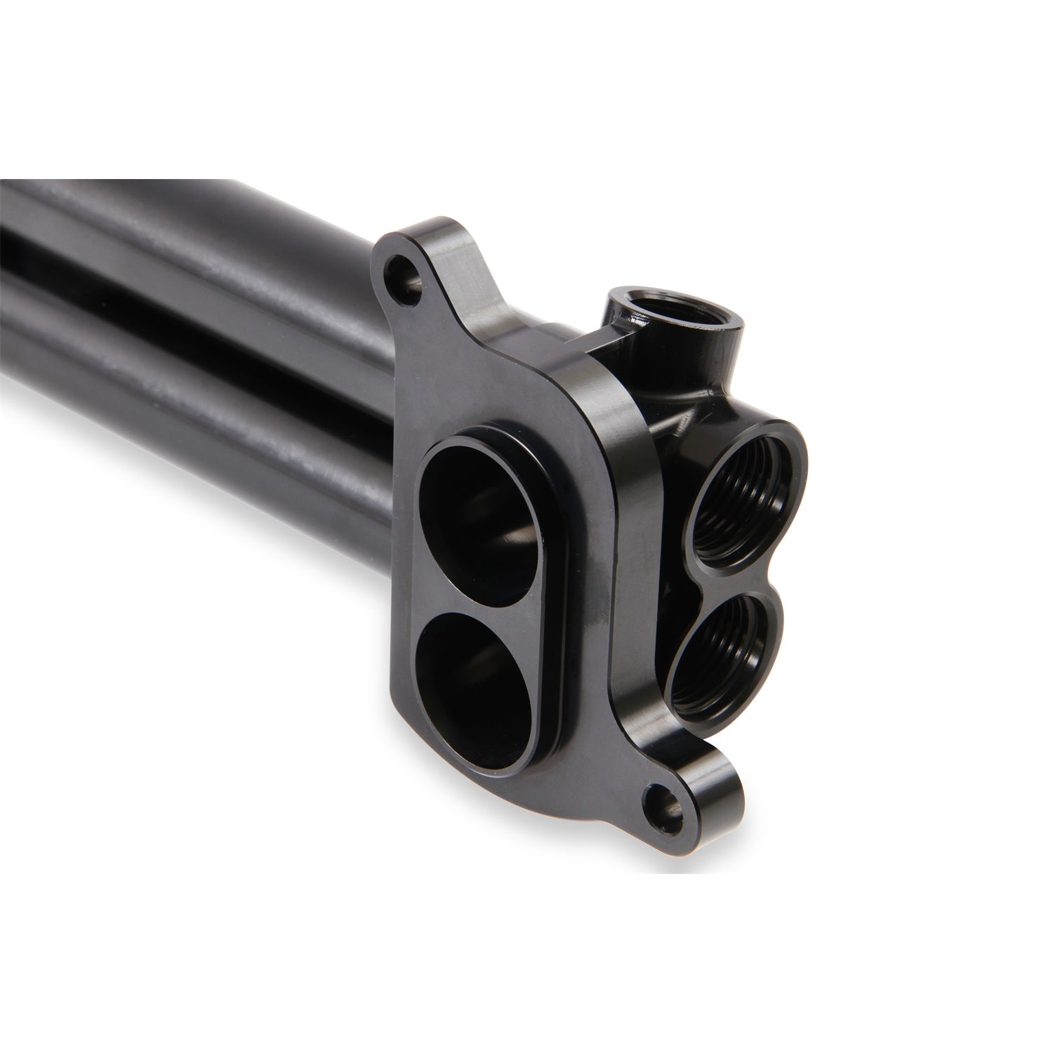Earl's Intercooler Manifold - 10 AN Female O-ring Outlets - 10 AN Female O-Ring Inlets - Black