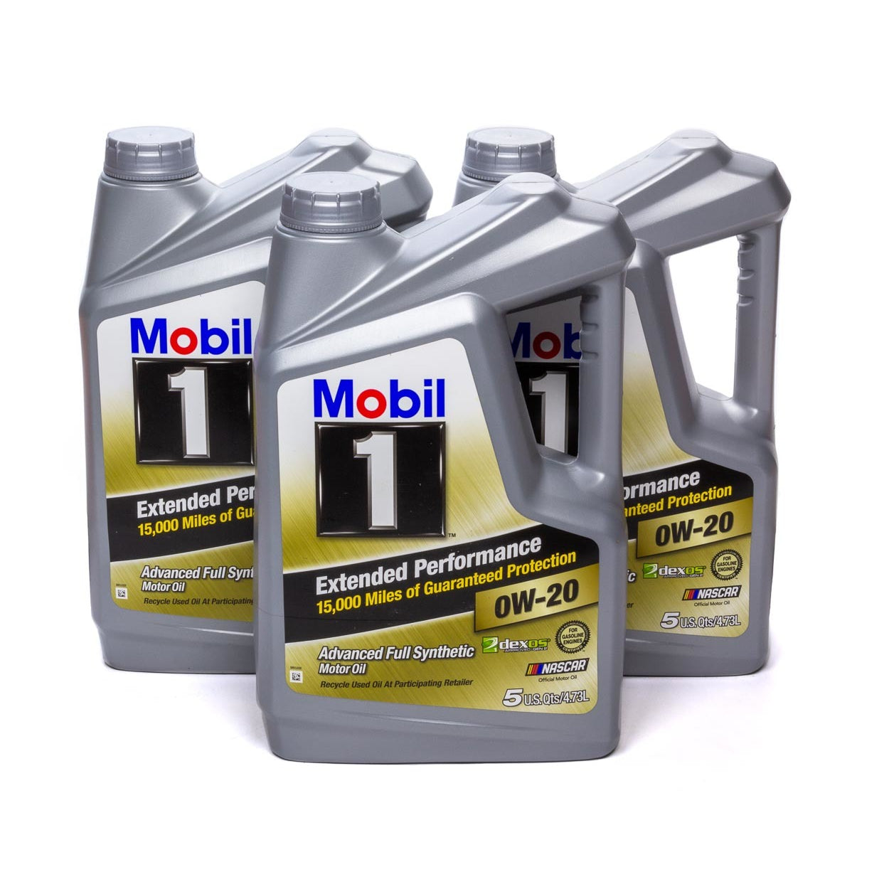 Mobil 1 0w20 EP Oil Case 3x5 Quart Bottles