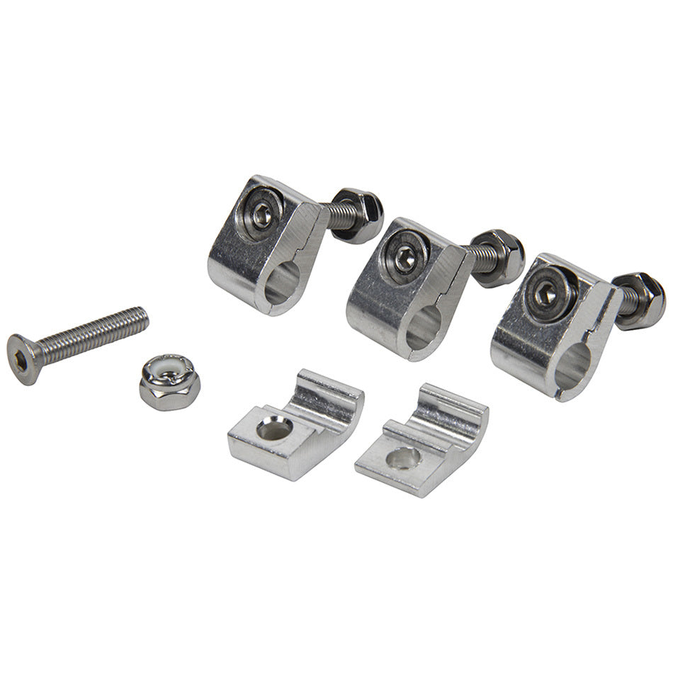 Allstar Performance Universal Aluminum Line Clamps - 5/16" - 4 Pack
