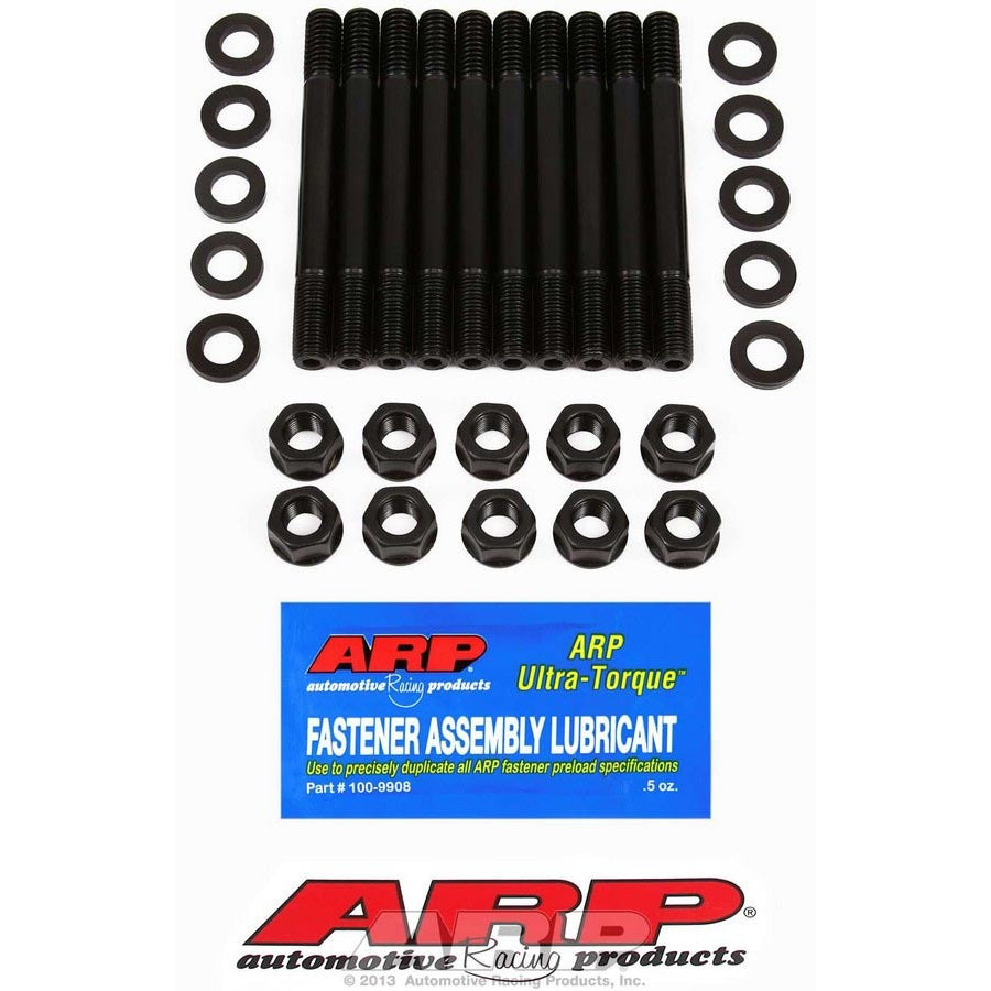 ARP Main Stud Kit - Hex Nuts - 2-Bolt Mains - Chromoly - Black Oxide - Girdle - Small Block Ford