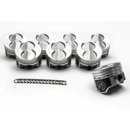 Speed Pro Hypereutectic Piston 4.030" Bore 5/64 x 5/64 x 3/16" Ring Grooves Minus 16.0 cc - Coated Skirt