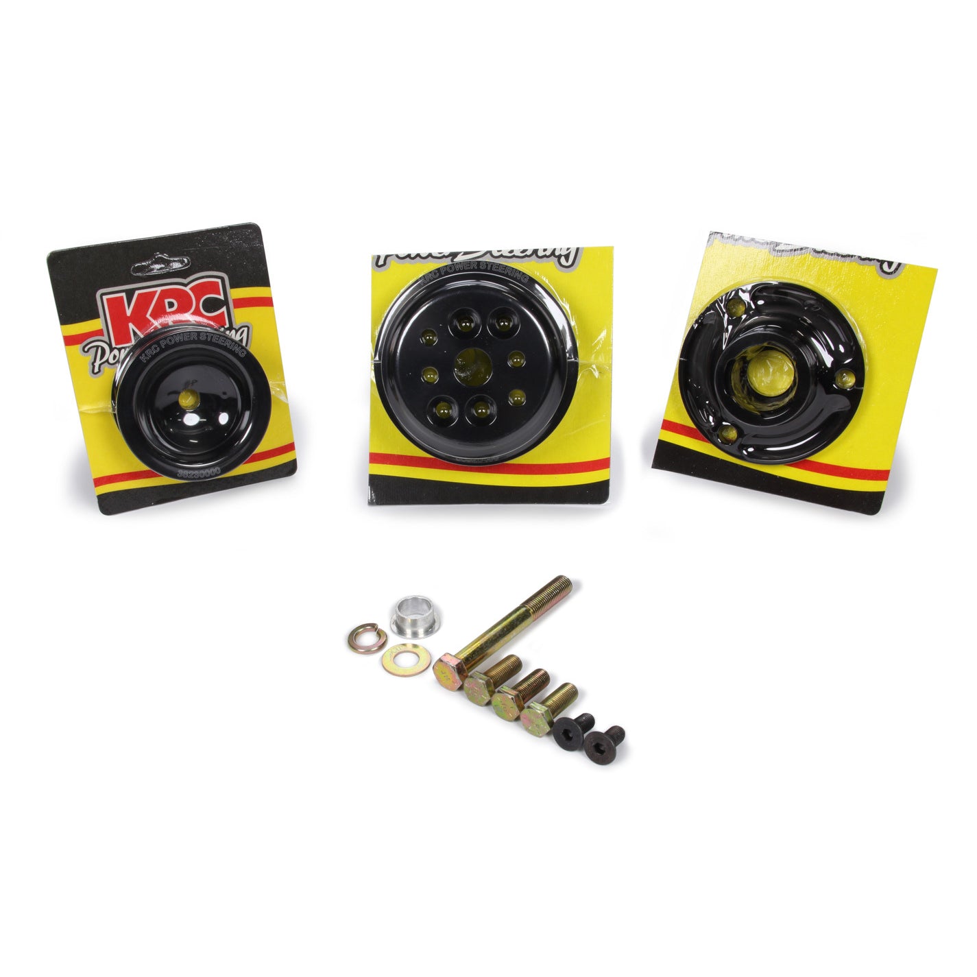 KRC Pro Series Serpentine Pulley Kit 30% Water Pump Reduction - SB Chevy
