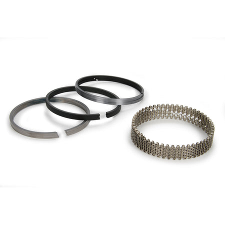 Diamond Pro-Select Piston Rings - 4.600" Bore - File Fit - 0.43 x 0.43 x 3/16" Thick - Standard Tension - Steel - 8 Cylinder