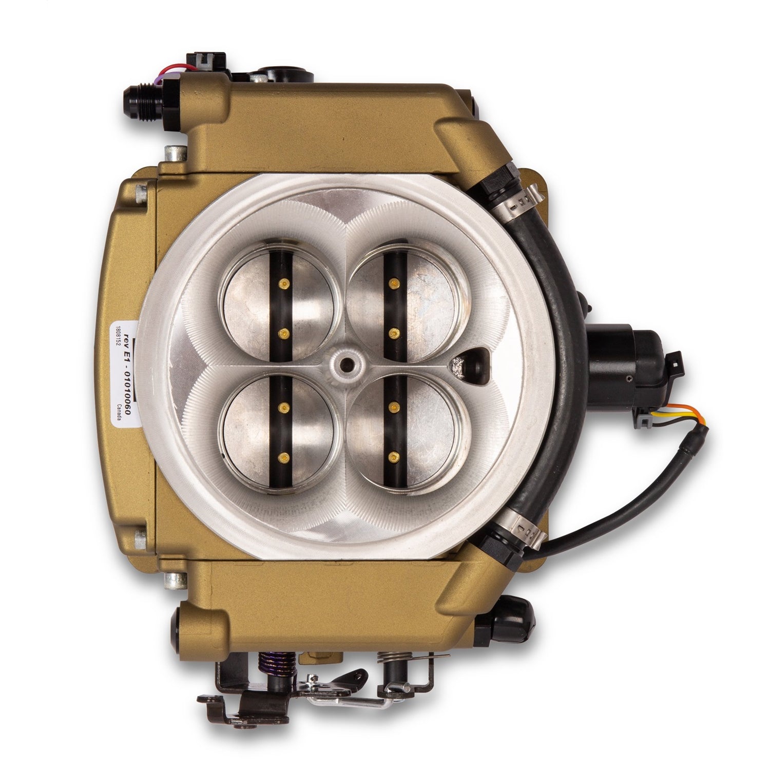 Holley Sniper EFI Sniper EFI XFlow Throttle Body Fuel Injection - Square Bore - Gold 550-542