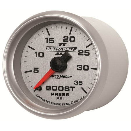 Auto Meter Ultra-Lite II Mechanical Boost Gauge - 2-1/16 in.