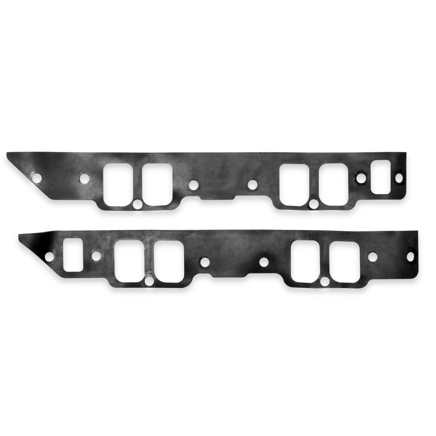 Sniper Fabricated Intake Manifold BBC Single Plane 2 x 4150 Silver with Sniper Logo