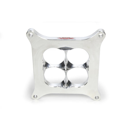 HVH Super Sucker Carburetor Spacer - 1" Thick - 4 Hole - Square Bore - Aluminum - Polished