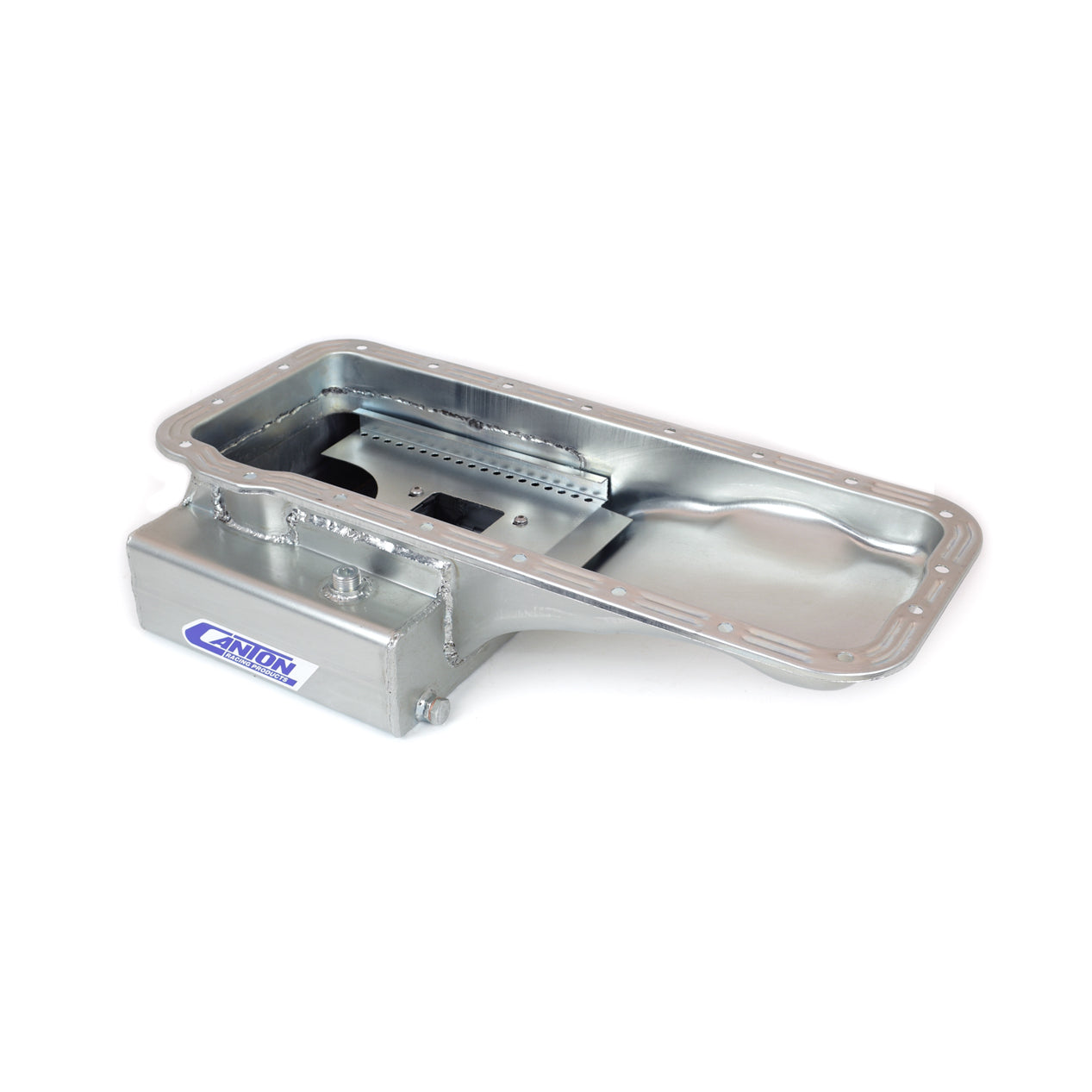 Canton Street / Strip / Road Race Front Sump Oil Pan - 8 Quart - 6 in Deep - Cadmium - Ford FE-Series 15-820