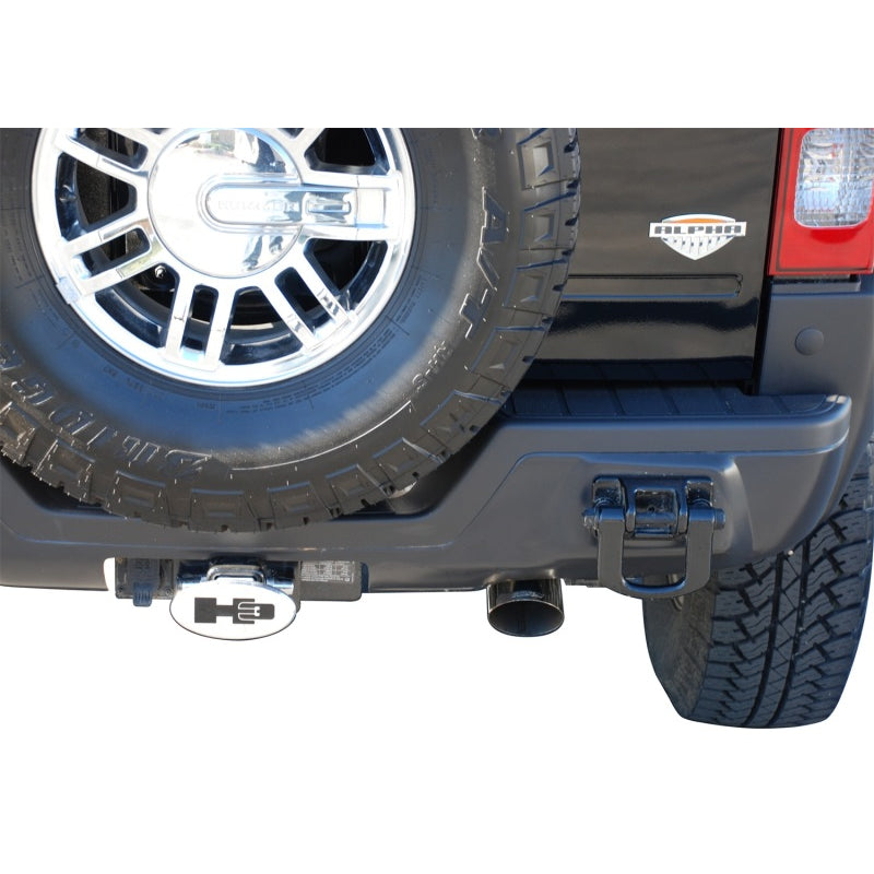 Gibson Cat-Back Single Exhaust System - 3 in Tailpipe - 4 in Tips - Polished - Hummer H3 2008-10