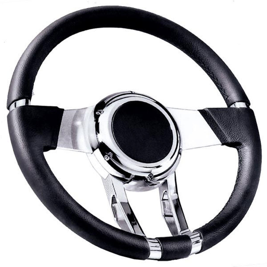 Flaming River WaterFall Steering Wheel Black