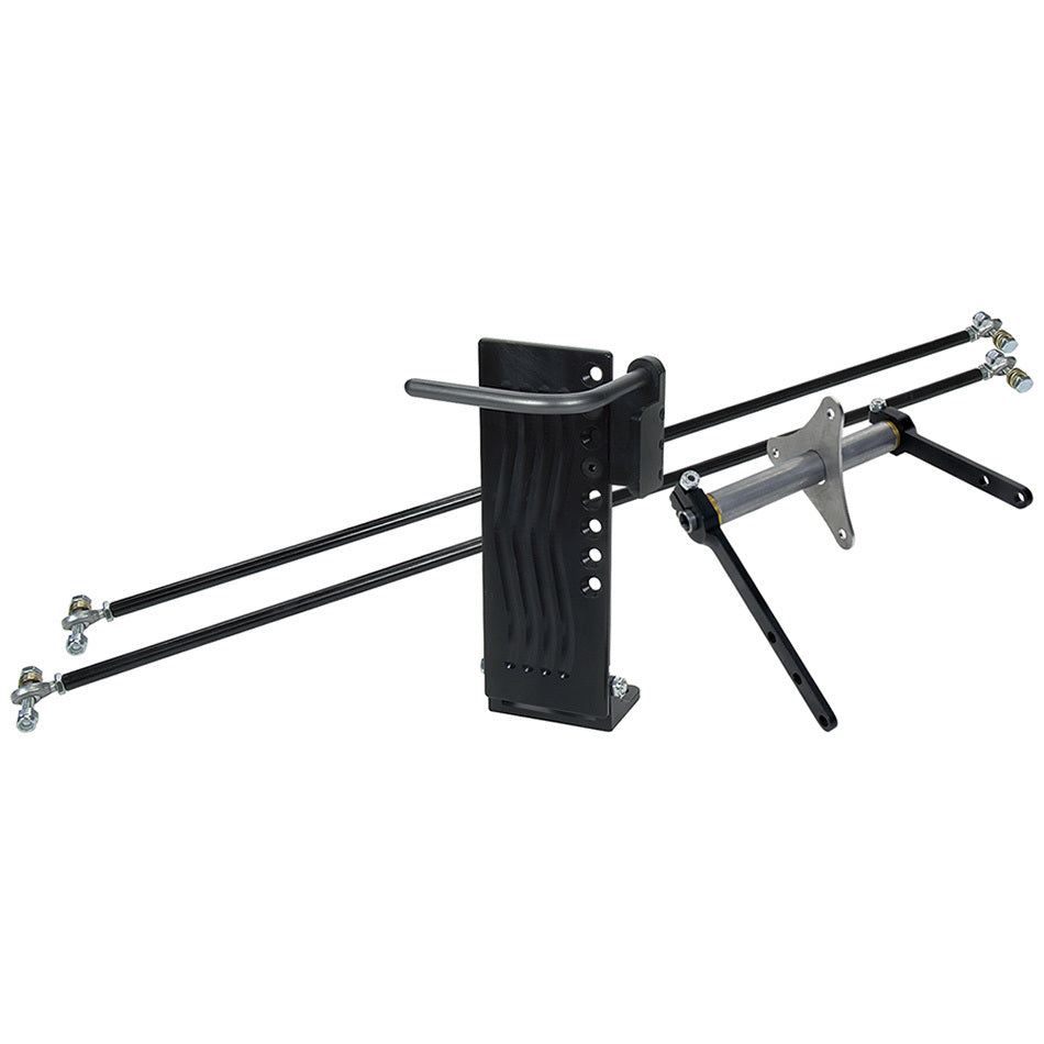 Allstar Performance Rectangle Gas Pedal Assembly - Floor Mount - Adjustable - Black