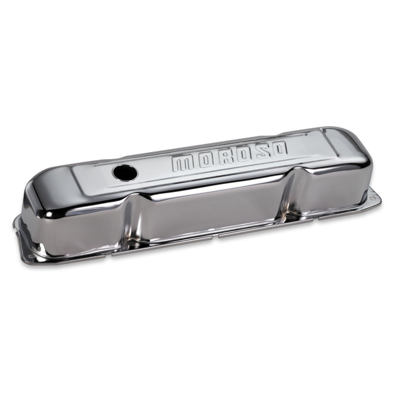 Moroso Chrome B/E Valve Covers BB Chrysler Tall w/ Baffle