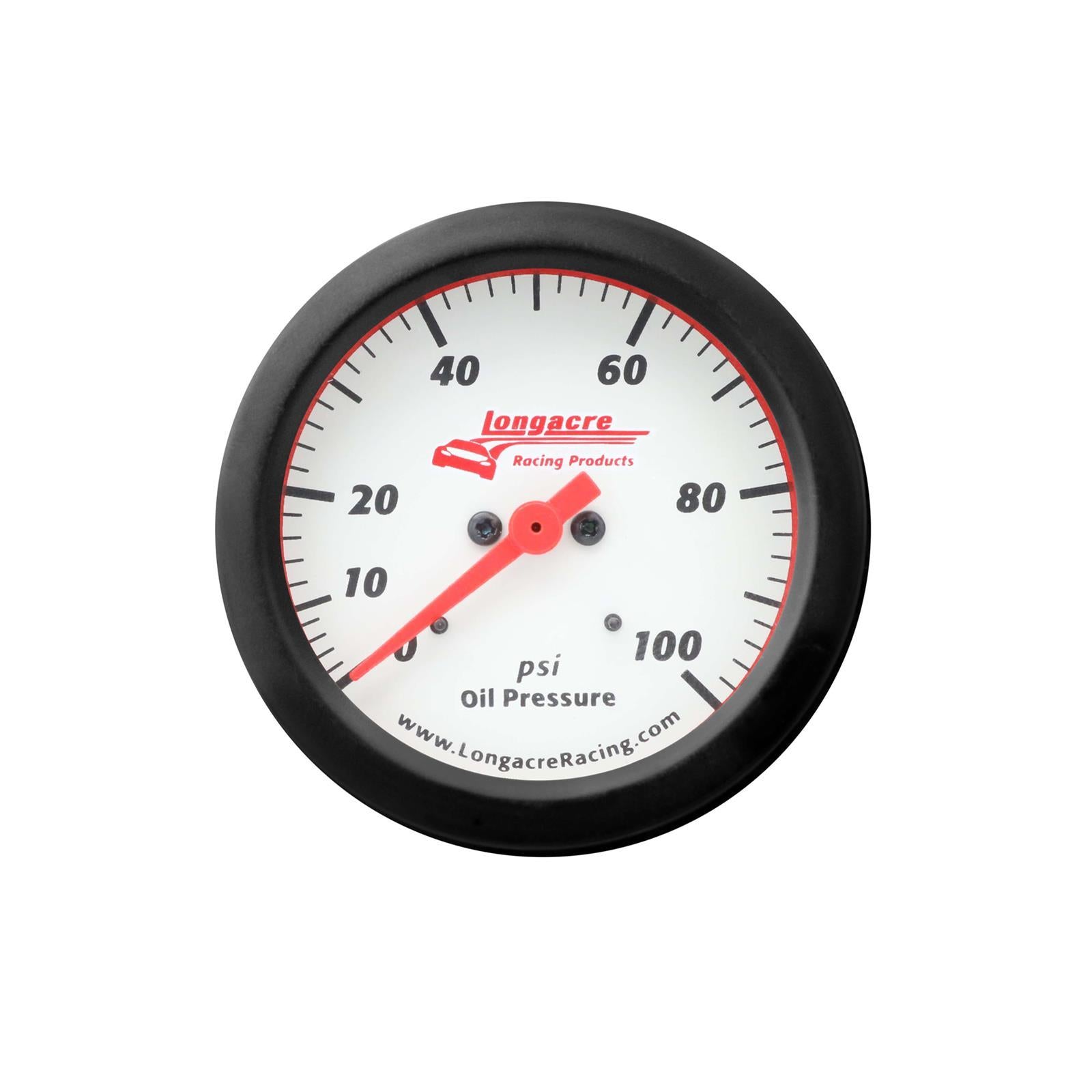 Longacre AccuTech Sportsman Oil Pressure Gauge - 0-100 psi