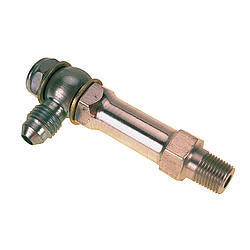 Peterson 1/8 NPT x -04 AN Oil Pressure Gauge Fitting - 90