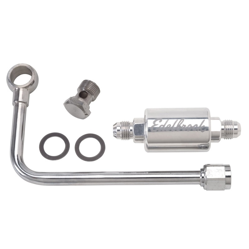 Edelbrock Carburetor Fuel Line - 6 AN Male Inlet