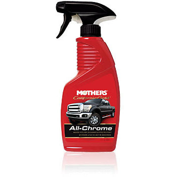 Mothers Polishes-Waxes-Cleaners California Gold All Chrome Metal Polish 12.00 oz Spray Bottle