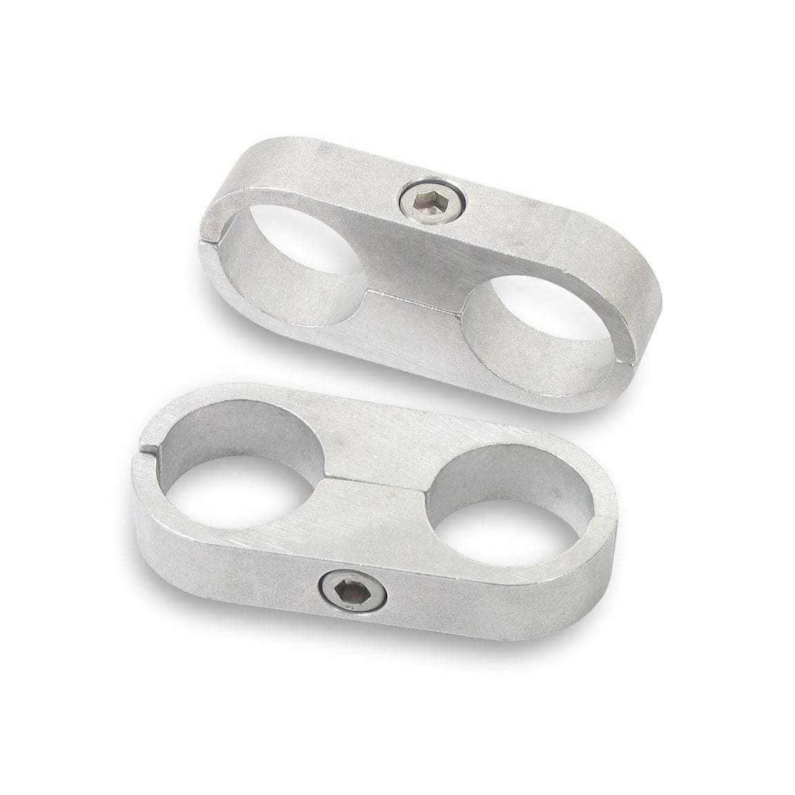 Earl's 7/16" Polished Aluminum Hose/Tube Separators-2 Pack