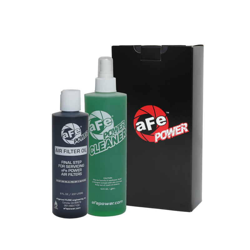 aFe Power Air Filter Cleaner - 8 oz Squeeze Bottle - 12 oz Pump Bottle - Black Oil - AFE Magnum Flow Pro 5R Filters