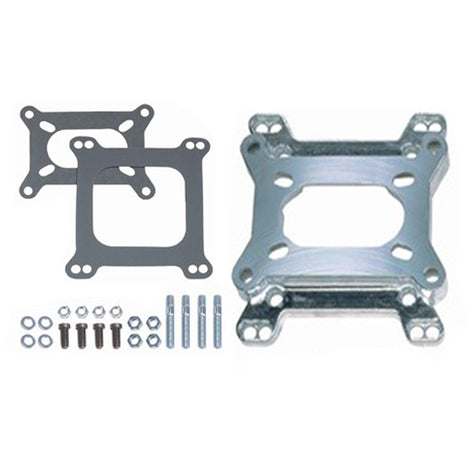 Racing Power 2 Barrel Carburetor To 4 Barre l Manifold Adapter