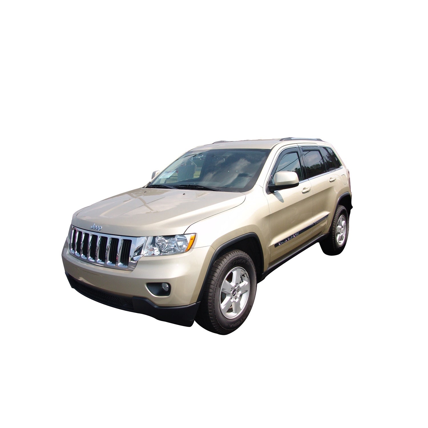 Auto Ventshade In-Channel Ventvisor - Front/Rear - Dark Smoke - Jeep Grand Cherokee 2011-20